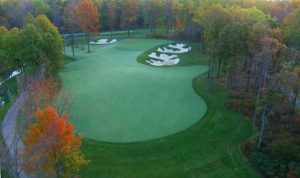 Thundering Waters Golf Club Green in the Fall