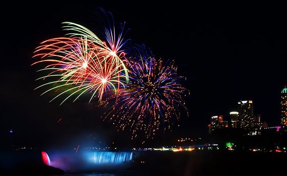 Niagara Falls Fireworks