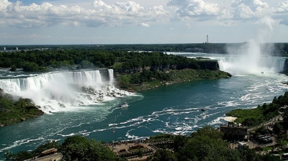 The Brock Niagara Falls-Fallsview view of Niagara Falls